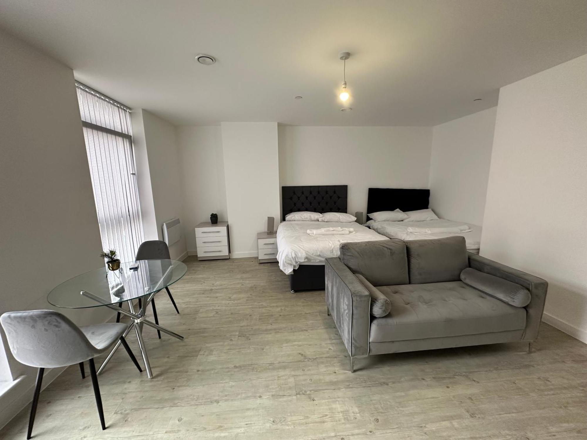 Manchester Old Trafford Studio Apartment Exteriör bild