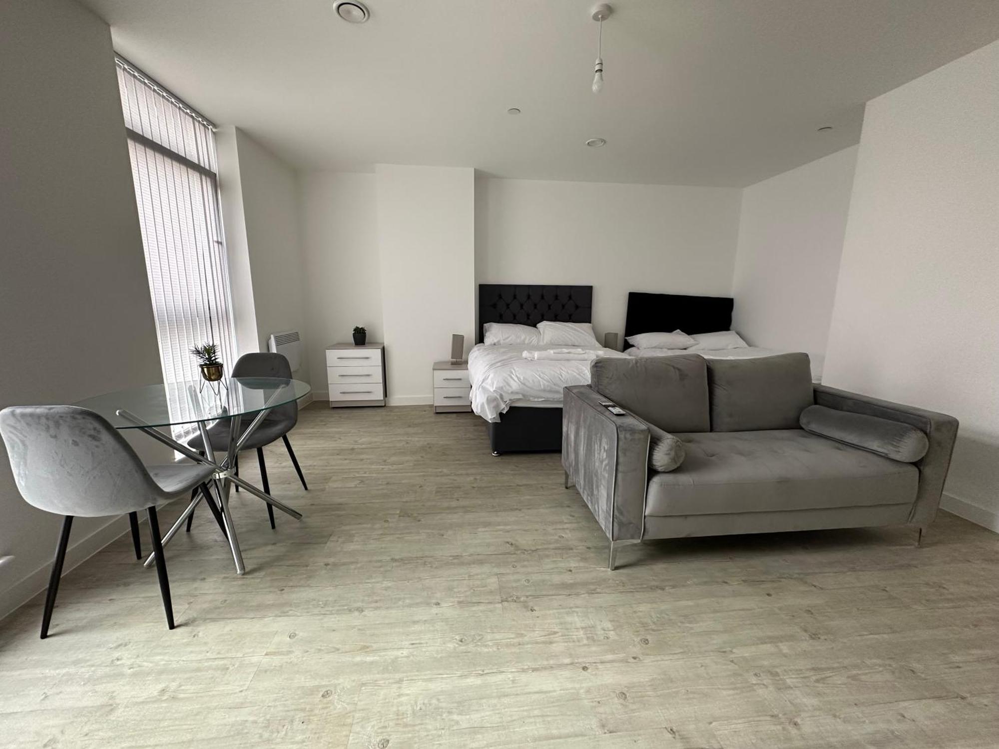 Manchester Old Trafford Studio Apartment Exteriör bild